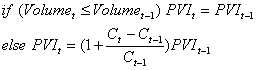 Formula for Positive Volume Index